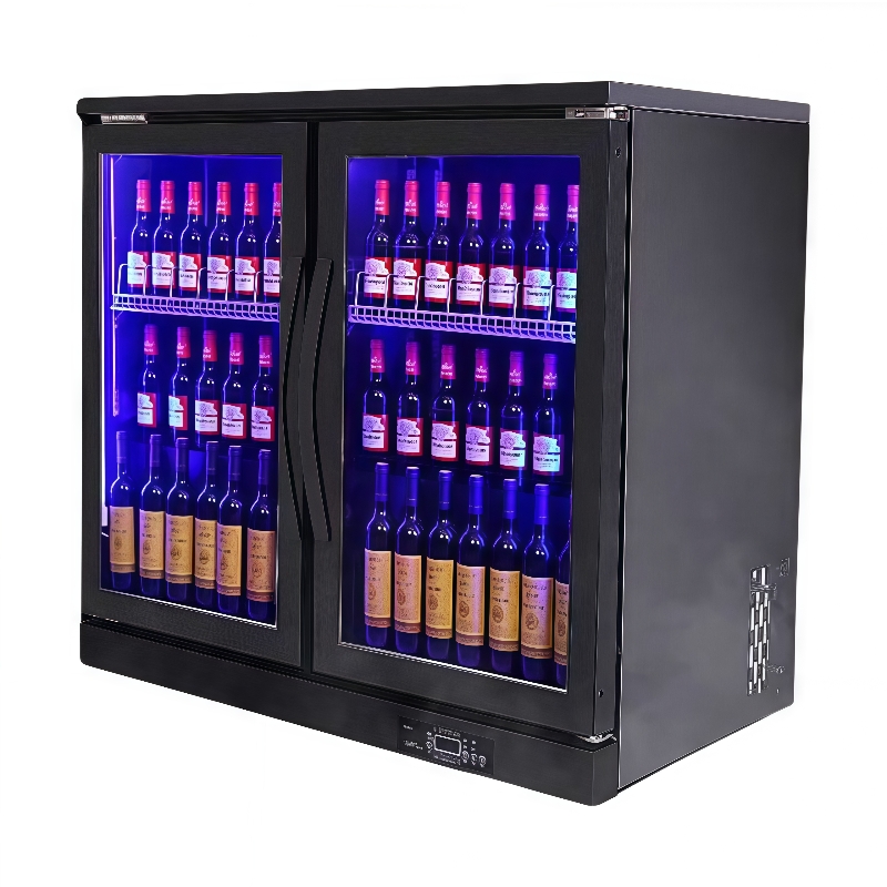Beer Wine Zone - Mini congelador de exhibición de bebidas
