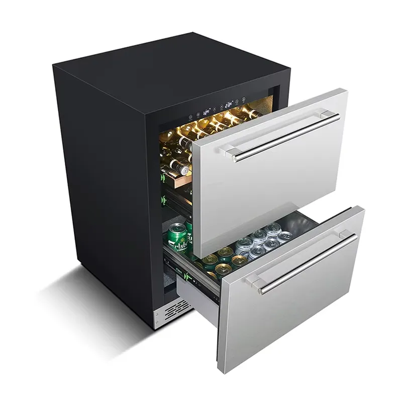 Beer Wine Zone - Refrigerador de Doble Zona Integrado de