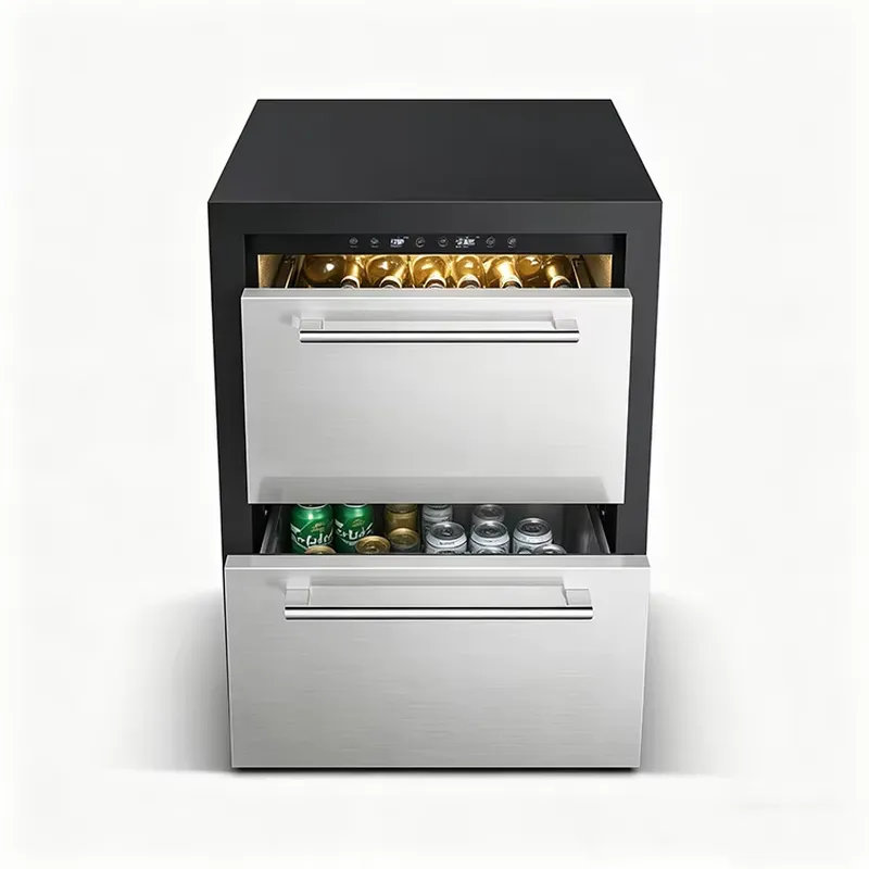 Refrigerador de Doble Zona Int - Beer Wine Zone reseña y precio