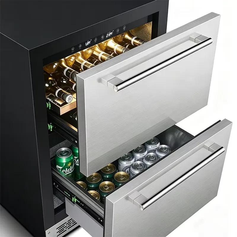 Refrigerador de Doble Zona Int - Beer Wine Zone reseña y precio