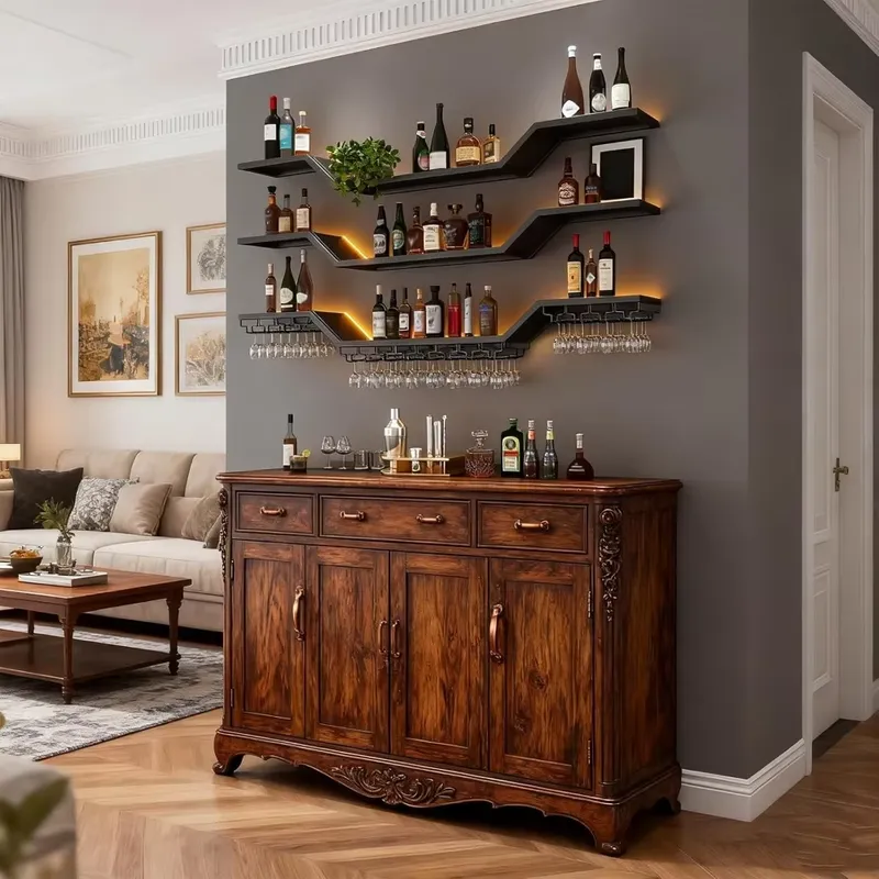 Estante para Vino de Pared LED - Wine & Beer Unlimited Spirits Photos reseña y precio